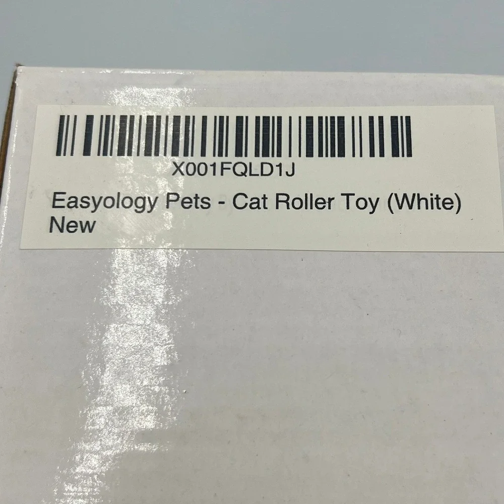 Easyology Pets Ziggy Cat Tracks Castle Toy 3-Level Roller White New